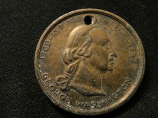 George Washington Funeral Token 1 First Presidential Medal 1789 To 1797 Usa