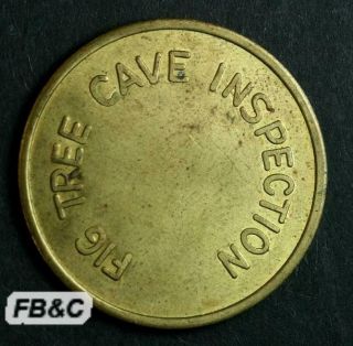 Fig Tree Cave Entry Token - Wombeyan Caves - Tourism Commission Of Nsw