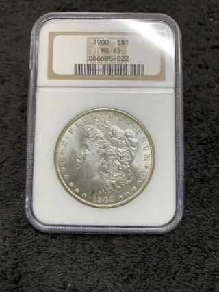 1900 “p” Morgan Dollar Ngc Ms 65