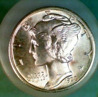 Ms 1938 - D Silver Mercury Dime (035)