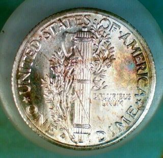 MS 1938 - D Silver Mercury Dime (035) 2