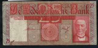 25 Gulden From Netherland 1937