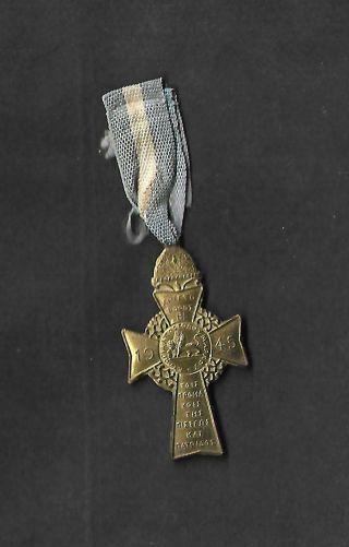 Greece 1941 - 45 Wwii,  Saint Mark Cross Medal,  For The Greek Forces In Middle East.
