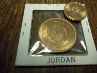 1964 Jordan 10 Fils Red Uncirculated Coin