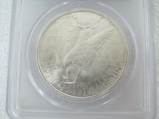 1922 $1 PEACE SILVER DOLLAR PCGS MS 65 COIN 7