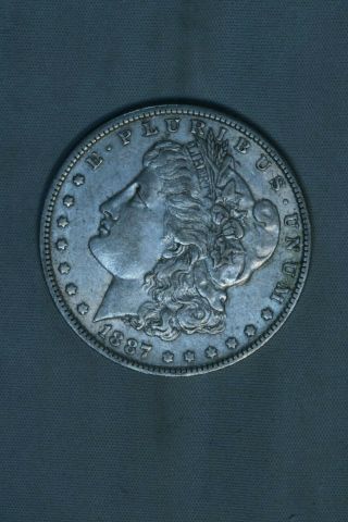 1887 - O $1 Morgan Silver Dollar Xf,  About Unc Au