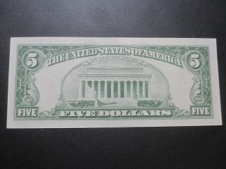 1963 $5 Star Note Red Seal LOW 00 1963 Legal Tender Star Note $5 United State 4