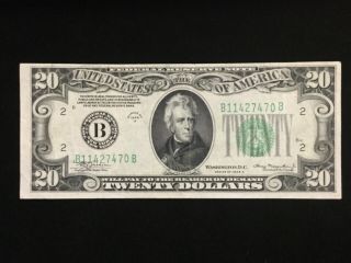 1934 - A Federal Reserve Paper Money - 20 Dollars Banknote