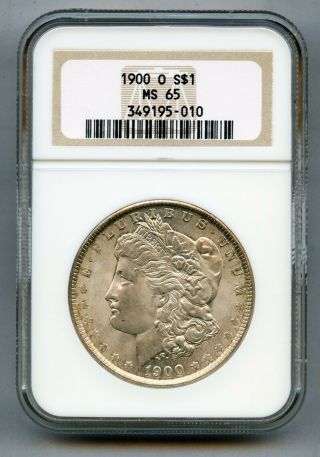 1900 O Morgan Silver Dollar Ngc Ms 65