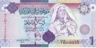 Libya,  2009 1 Dinar P71 ( (unc))