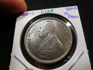 L128 Monaco 1946 10 Francs Bu