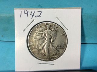 1942 Walking Liberty Silver Half Dollar Details & Eye Appeal