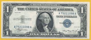 $1.  00 Silver Certificate - 1935 - Fr 1607 - Julian/morgenthau - A75211098a
