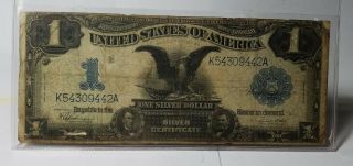 Series Of 1899 One Dollar Silver Certificate Ungraded Uncertified
