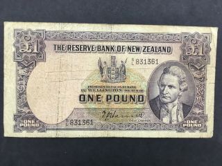 Zealand 1 Pound 1940 - 1955
