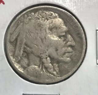 1913 Buffalo Nickel.  Type 2.  Very Good.  1st Year