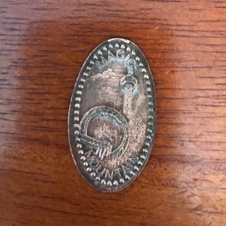 Six Flags Magic Mountain Retired Elongated Pressed Penny
