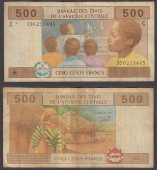 Central African States 500 Francs 2002 (f) Banknote P - 606c Chad