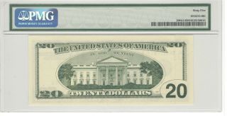 $20 1996 Federal Reserve Note Fr.  2084 - L Twenty Dollars PMG 65 - 2