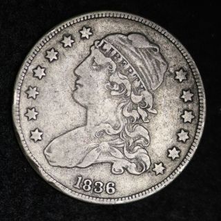 1836 Capped Bust Quarter Choice Vf E326 Xfm