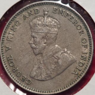 Hong Kong.  10 Cents,  1936.  King George V.