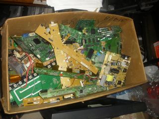30 Lbs Of Scrap Circuit Boards For Gold Or Electronic Component Recovery