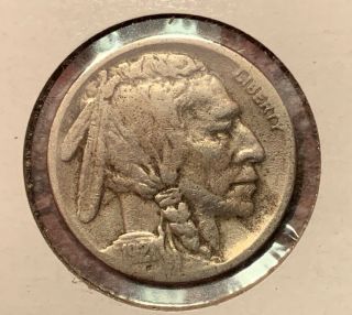 1921 - S Buffalo Nickel In Good