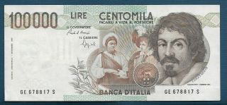 Italy 100000 Lire,  1983,  Xf -