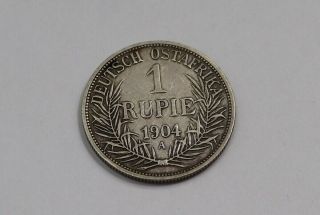German East Africa 1 Rupie 1904 Silver Sharp Details B20 Z2402