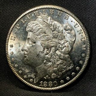 1880 - S U.  S.  Morgan Silver Dollar (unc, )
