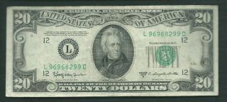 United States (usa) 1950 20 Dollars P 440d Circulated