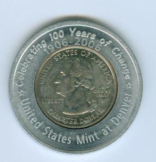 Encased By The United States At Denver A 2006 - D Colorado State Quarter