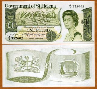 St.  Helena,  1 Pound,  Nd (1981),  Qeii,  P - 9,  Unc