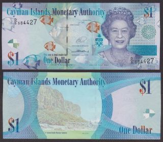 Cayman Islands 1 Dollar 2014 (2017) - Unc - Pick 38e