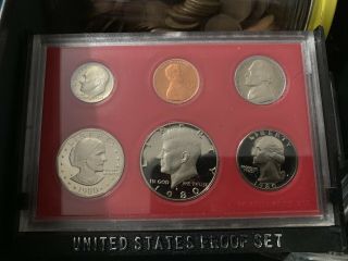 1980 Us Coin Proof Set Us Kennedy Half Dollar