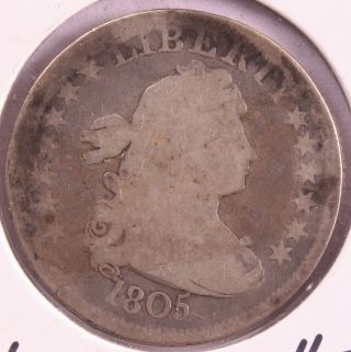 1805 Draped Bust Silver Quarter 25 Cents Fj098a