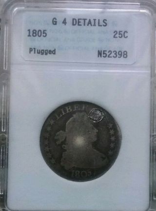 1805 Draped Bust Quarter Good 25c