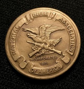 National Rifle Association Coin Token Classic Collectors Series Deer Bronze