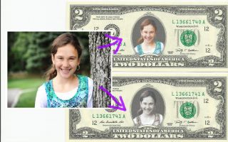 Customized $2 Dollar Bill With Your [color] Picture - Real,  Spendable Money