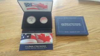 2019 - W Pride Of Two Nations Limited Edition Two - Coin Silver Set.
