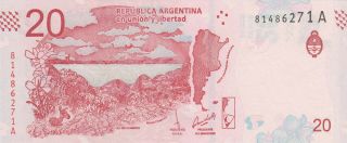 Argentina 20 Pesos (2017) - Guanaco/Patagonia/p361 UNC 3