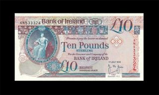 1998 Northern Ireland Belfast 10 Pounds ( (ef))
