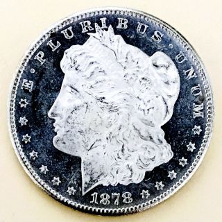 1878 S Morgan Choice Bu,  Ultra Proof Like Rare Pl Coin Nr 07571