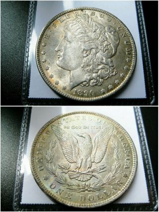 1890 P Morgan Silver Dollar Choice Xf/au Coin ( (toned))