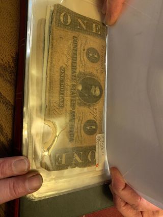 $1 1862 Richmond Virginia Va Confederate Currency Bank Note Bill Civil War T55