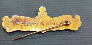 PAKISTAN MILTARY SOLDIER BADGE WITH 2 SWORDS AND ALLAH HU AKBAR. 2