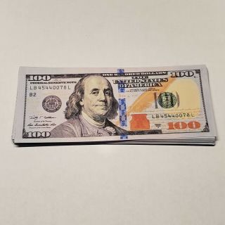 Prop 100 Dollar Bill 