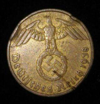 5 Reichspfennig 1938 A Drittes Reich 5 German Coin Nazi