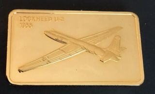 James Medallic Aircraft Lockheed U - 2 Medal Aviation Airplane Flight