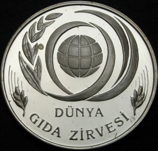 Turkey 750000 Lira 1996 Proof - Silver - Fao - 1391 ¤